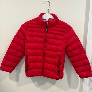 Polo by Ralph Lauren Vibrant Red light weight  puffer